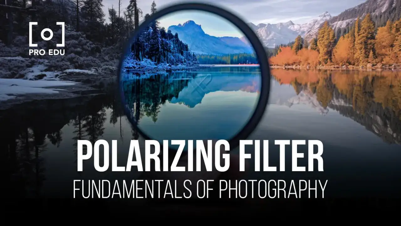 Un filtro CPL para que sirve: mejora cielos y reflejos en paisajes. Muestra un paisaje a trav&eacute;s de un filtro polarizador.
